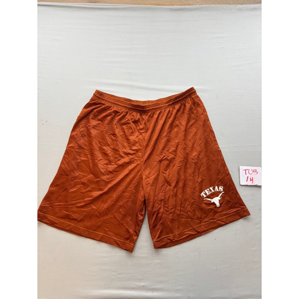 Vintage University of Texas Longhorns Mesh Athletic Shorts Burnt Orange Mens M